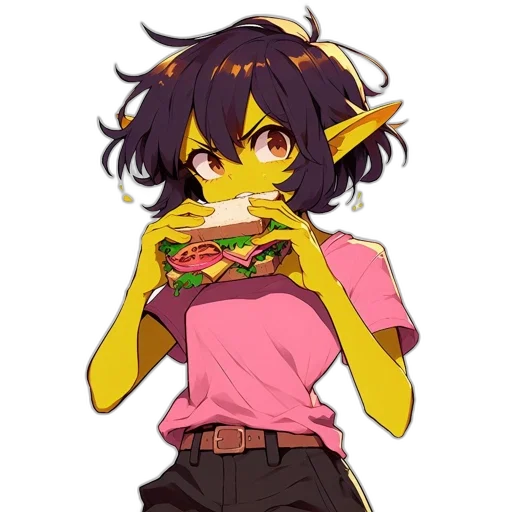 food, animal, dress, creature, anime, pixel art, cartoon, concept art transparent PNG cut-out