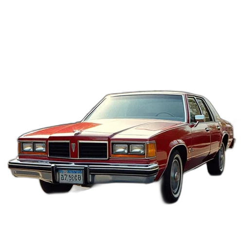 car, photorealistic, 3d render, pontiac transparent PNG cut-out