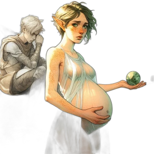 concept art, fantasy art, pixel art, watercolor, outer space, green, earth tones, pastel transparent PNG cut-out