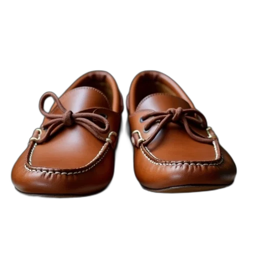 shoes, photorealistic, boat, shoe, leather, collection transparent PNG cut-out