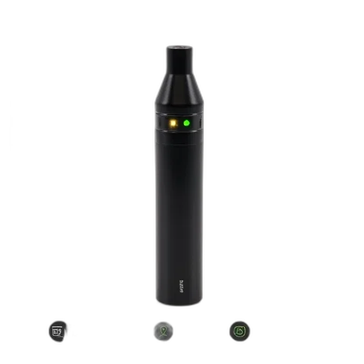 bottle, staff, weapon, 3d render, black, e-cigarette, green, light transparent PNG cut-out