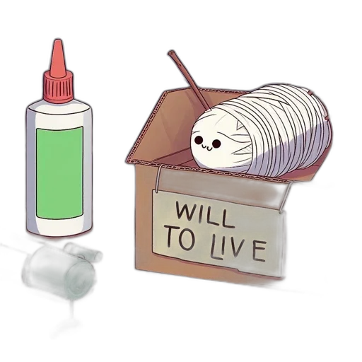 food, hair, concept art, 3d render, pixel art, tabletop, box, labeled transparent PNG cut-out