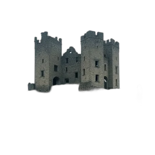 crown, building, dragon, staff, 3d render, concept art, fantasy art, photorealistic transparent PNG cut-out
