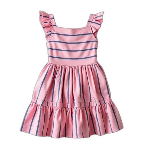 dress, pastel, pink, navy transparent PNG cut-out