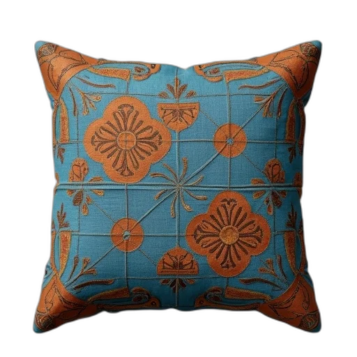 furniture, blue, brown, geometric transparent PNG cut-out