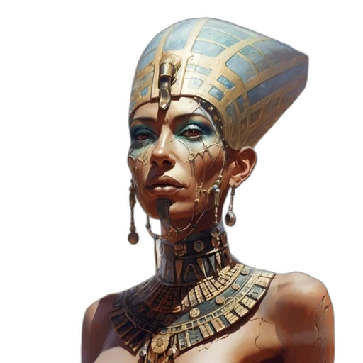 jewelry, face, mask, crown, concept art, photorealistic, fantasy art, pixel art transparent PNG cut-out