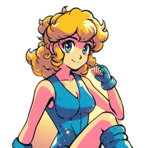 dress, staff, jacket, cartoon, concept art, comic book art, pixel art, pastel transparent PNG cut-out