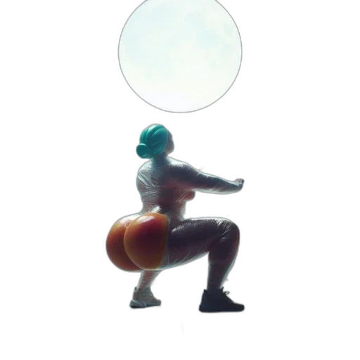 robot, weapon, mask, creature, concept art, 3d render, pixel art, vaporwave transparent PNG cut-out