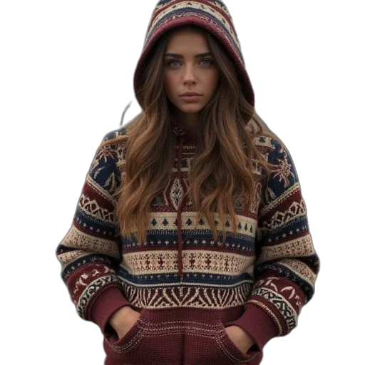 jacket, dress, hat, face transparent PNG cut-out