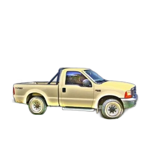 car, weapon, animal, 3d render, photorealistic, concept art, pixel art, yellow transparent PNG cut-out