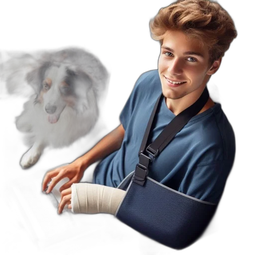 photorealistic, fantasy art, concept art, cartoon, young, man, sling, his transparent PNG cut-out