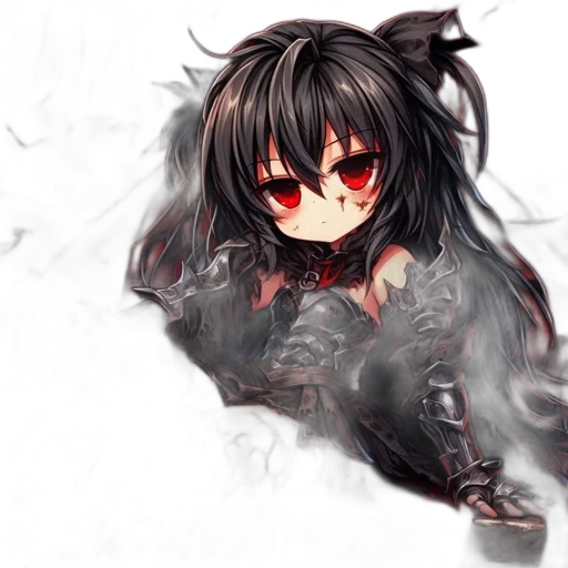 dragon, mask, weapon, sword, anime, fantasy art, pixel art, concept art transparent PNG cut-out