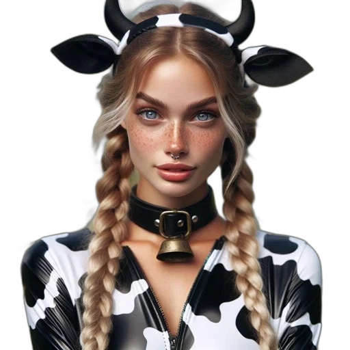 jewelry, animal, dress, face, fantasy art, photorealistic, concept art, 3d render transparent PNG cut-out