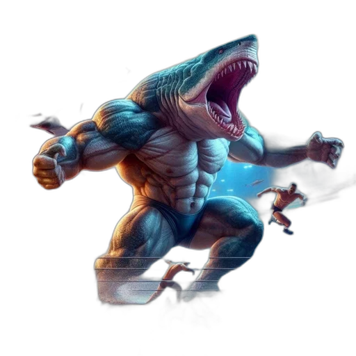 creature, animal, dragon, concept art, fantasy art, comic book art, pixel art, underwater transparent PNG cut-out