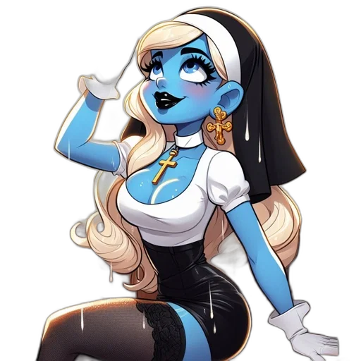 staff, cartoon, fantasy art, concept art, comic book art, blue, animated, character transparent PNG cut-out