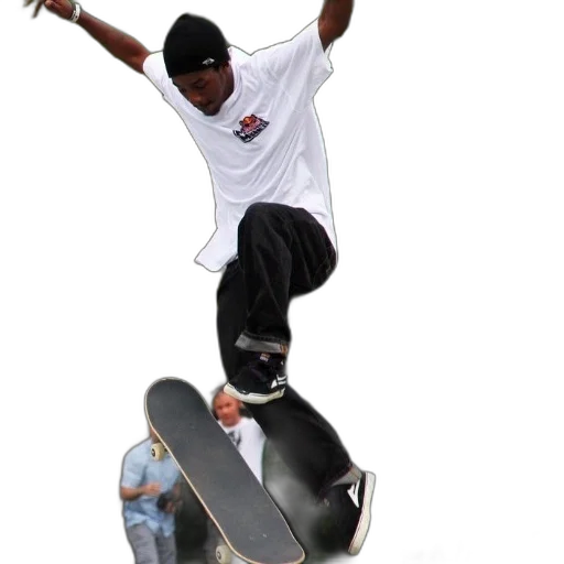 car, robot, shoes, photorealistic, concept art, 3d render, skateboarder, mid-air transparent PNG cut-out