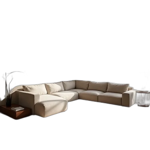 furniture, 3d render, photorealistic, concept art, earth tones, monochrome, modern, living transparent PNG cut-out