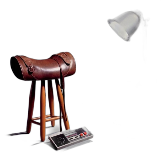 furniture, staff, concept art, 3d render, humorous, image, nes, console transparent PNG cut-out