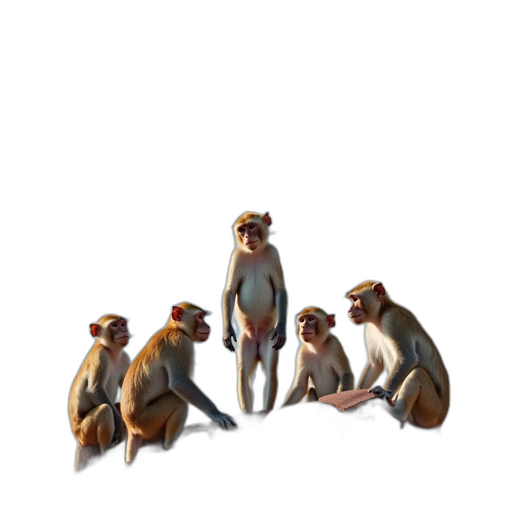 staff, animal, creature, crown, concept art, 3d render, cartoon, oil painting transparent PNG cut-out