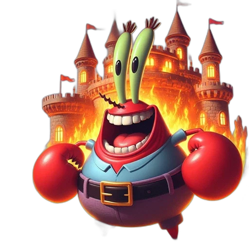 crown, creature, robot, animal, concept art, 3d render, photorealistic, fantasy art transparent PNG cut-out