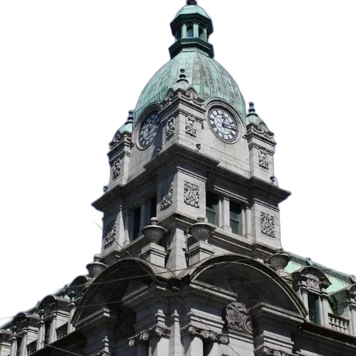 building, crown, staff, dress, 3d render, photorealistic, concept art, city street transparent PNG cut-out