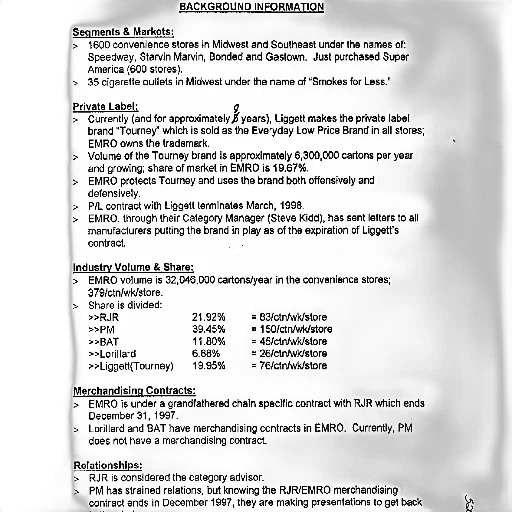 document, titled, background, information, sections, segments, markets, private transparent PNG cut-out