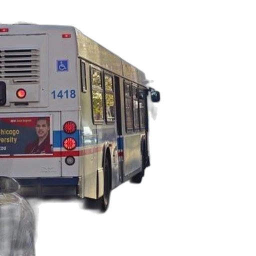 3d render, photorealistic, concept art, busy, city, street, bus, cars transparent PNG cut-out