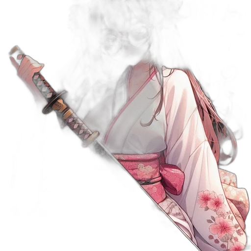 sword, weapon, staff, umbrella, concept art, anime, fantasy art, watercolor transparent PNG cut-out