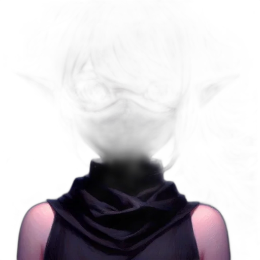 mask, face, staff, dress, concept art, fantasy art, 3d render, pixel art transparent PNG cut-out