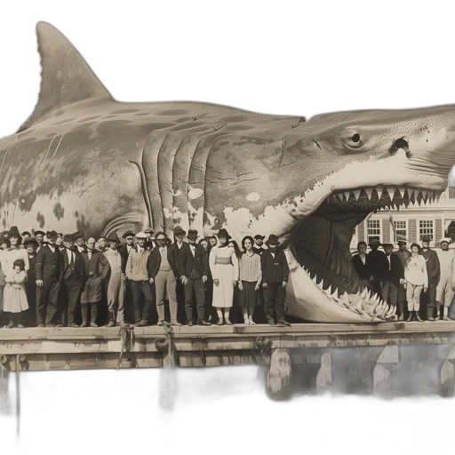 animal, staff, concept art, underwater, large, shark, prop, model transparent PNG cut-out
