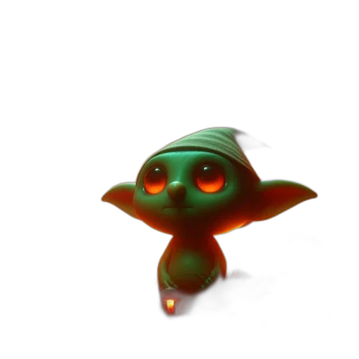 staff, creature, hat, mask, 3d render, concept art, fantasy art, pixel art transparent PNG cut-out