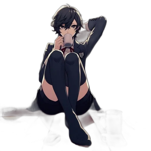 dress, weapon, staff, sword, concept art, anime, pixel art, watercolor transparent PNG cut-out