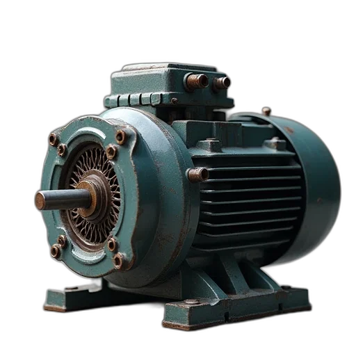 3d render, electric, hydraulic, motor transparent PNG cut-out