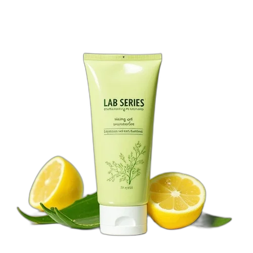 lab, series, scrubing, gel, aloe, lemon, proporce, 200ml transparent PNG cut-out