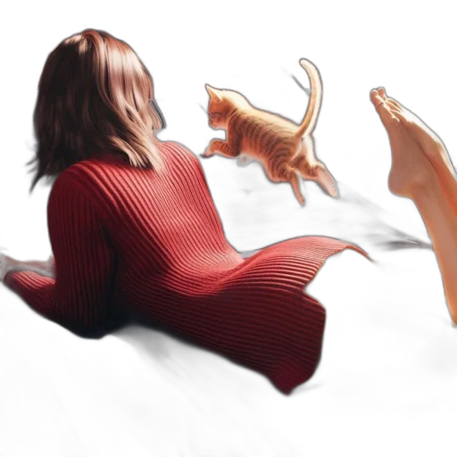 animal, creature, dress, shoes, photorealistic, 3d render, concept art, watercolor transparent PNG cut-out