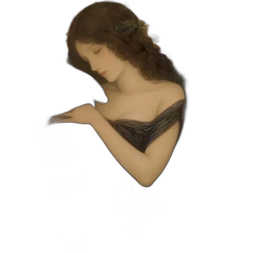 dress, face, hair, jewelry, pixel art, watercolor, photorealistic, oil painting transparent PNG cut-out