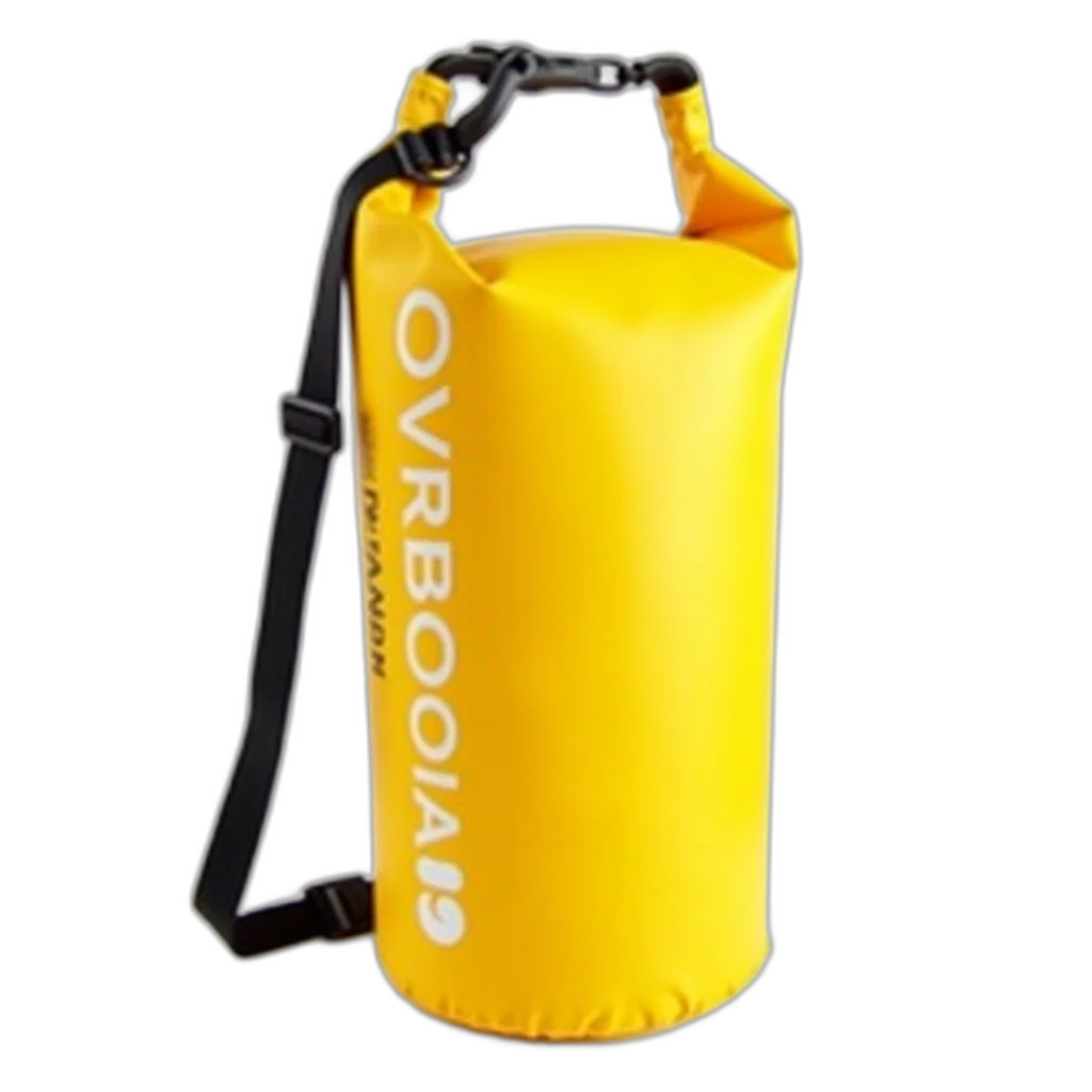 weapon, yellow, dry, bag, black, strap, buckle, displayed transparent PNG cut-out