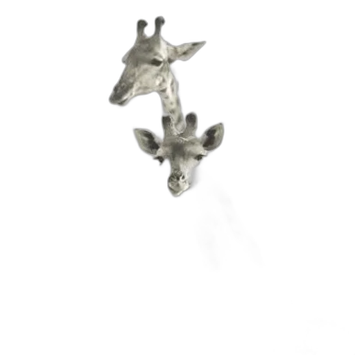 jewelry, animal, crown, dragon, 3d render, photorealistic, concept art, black-and-white transparent PNG cut-out
