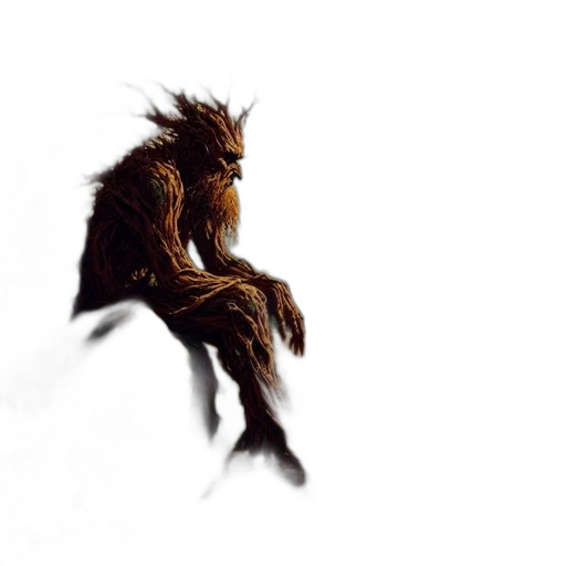 creature, dragon, animal, staff, concept art, fantasy art, photorealistic, comic book art transparent PNG cut-out