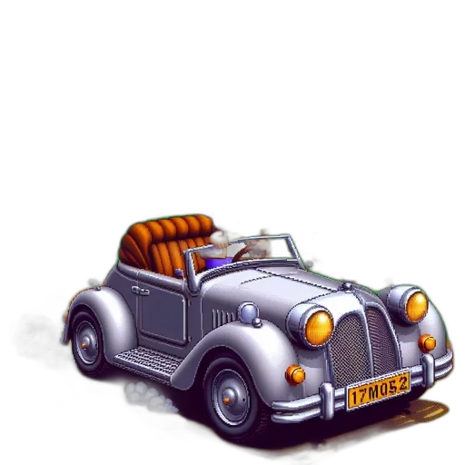car, concept art, pixel art, 3d render, photorealistic, video, game, scene transparent PNG cut-out