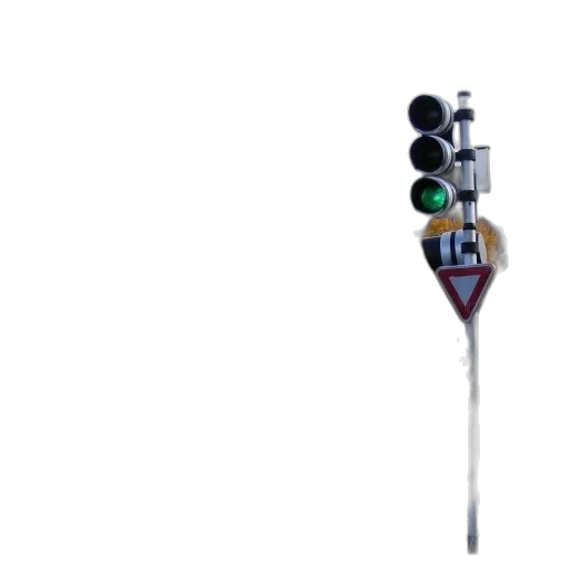 staff, weapon, robot, umbrella, 3d render, concept art, photorealistic, green transparent PNG cut-out