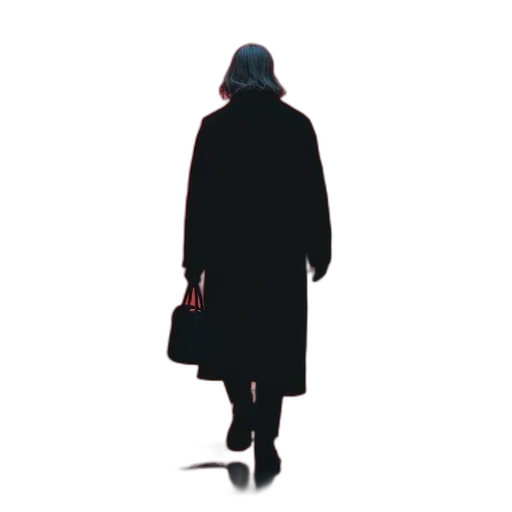 jacket, umbrella, staff, mask transparent PNG cut-out