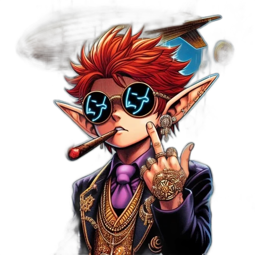 staff, jacket, concept art, vaporwave, fantasy art, cartoon, youthful, figure transparent PNG cut-out