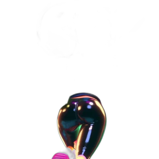jewelry, staff, bottle, crown, 3d render, vaporwave, photorealistic, concept art transparent PNG cut-out