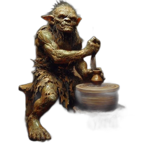 creature, food, animal, staff, concept art, fantasy art, 3d render, photorealistic transparent PNG cut-out