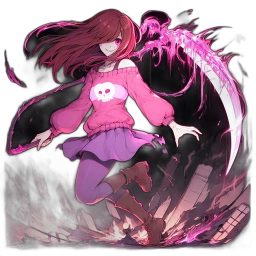 creature, weapon, staff, dress, concept art, pixel art, fantasy art, anime transparent PNG cut-out