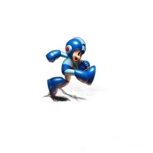 robot, weapon, animal, sword, concept art, pixel art, 3d render, comic book art transparent PNG cut-out