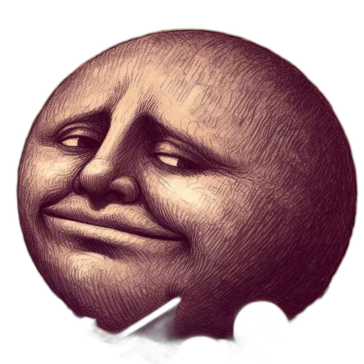 face, mask, staff, creature, 3d render, photorealistic, concept art, pencil sketch transparent PNG cut-out