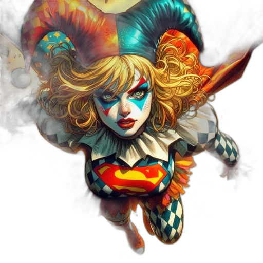 fantasy art, comic book art, concept art, pixel art, colorful, dynamic, illustration, blonde transparent PNG cut-out