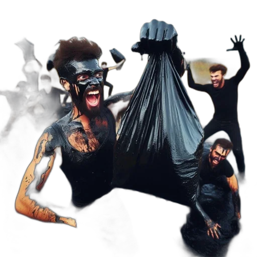 mask, creature, concept art, 3d render, comic book art, photorealistic, individual, field transparent PNG cut-out